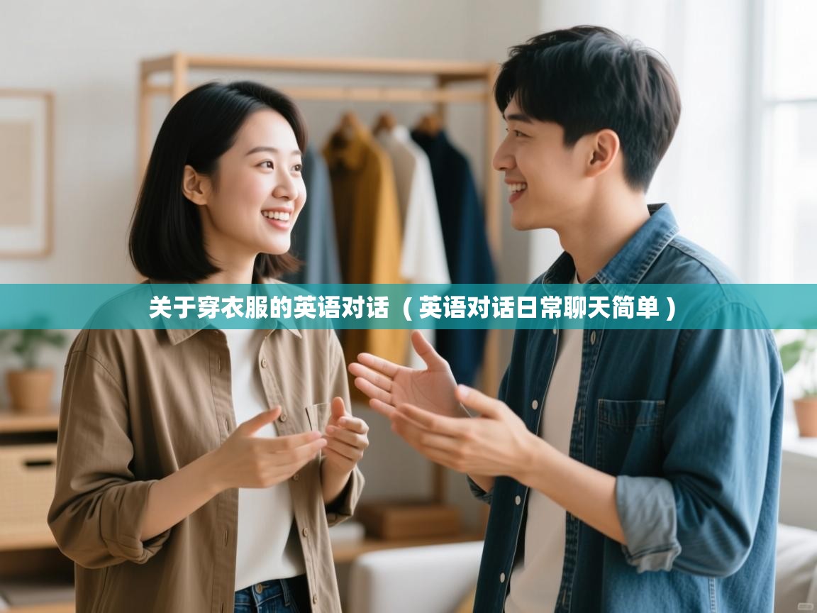  关于穿衣服的英语对话  ( 英语对话日常聊天简单 )