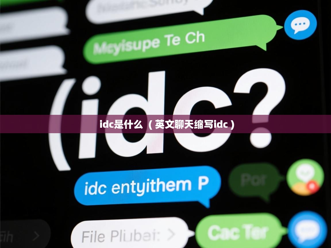  idc是什么  ( 英文聊天缩写idc )