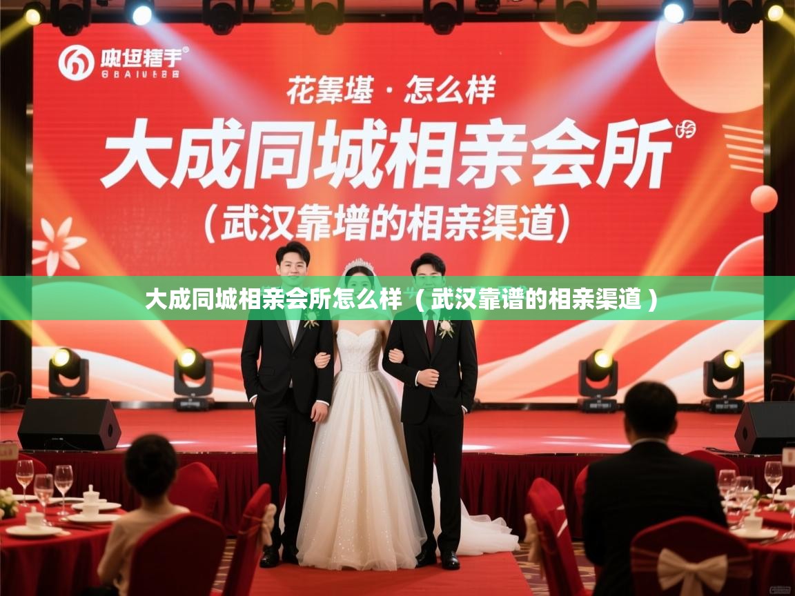  大成同城相亲会所怎么样  ( 武汉靠谱的相亲渠道 )