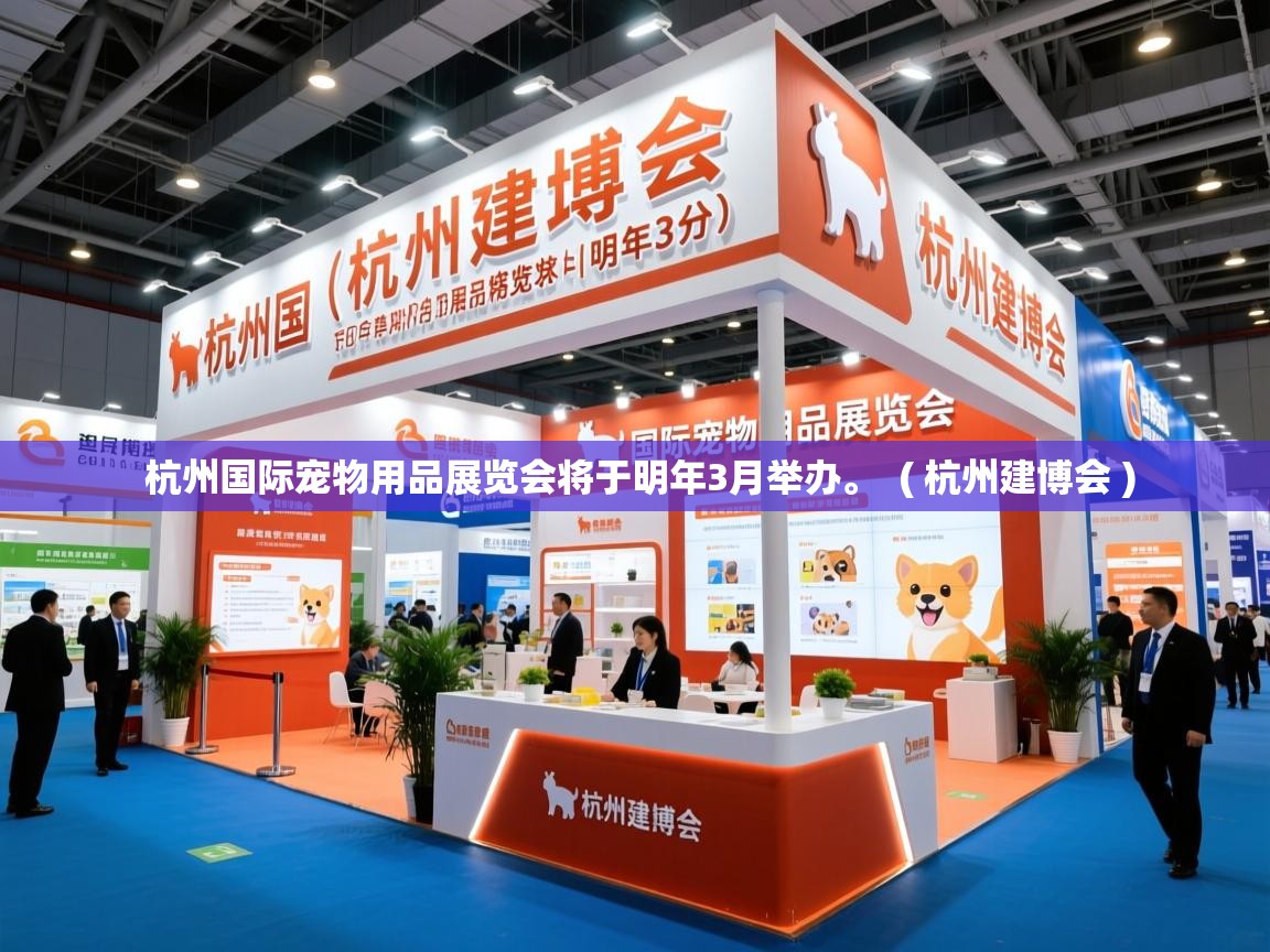  杭州国际宠物用品展览会将于明年3月举办。  ( 杭州建博会 )