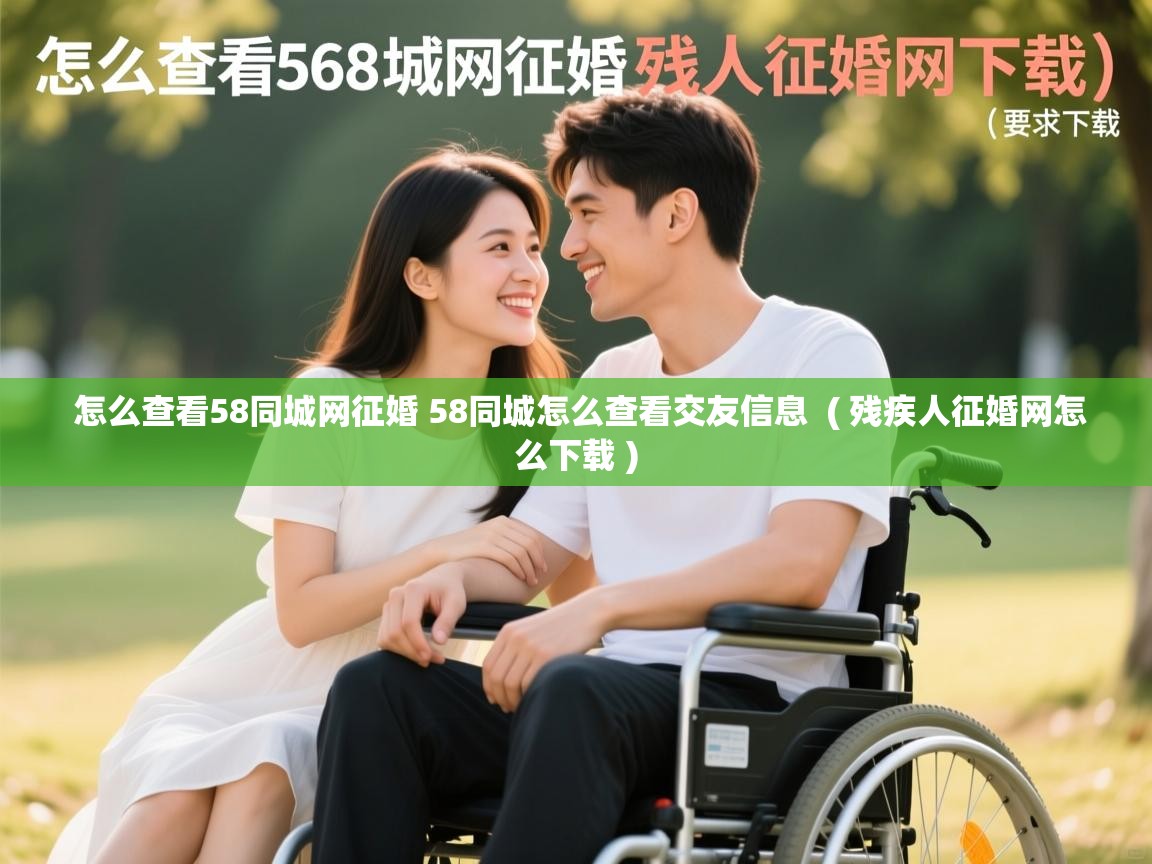  怎么查看58同城网征婚 58同城怎么查看交友信息  ( 残疾人征婚网怎么下载 )