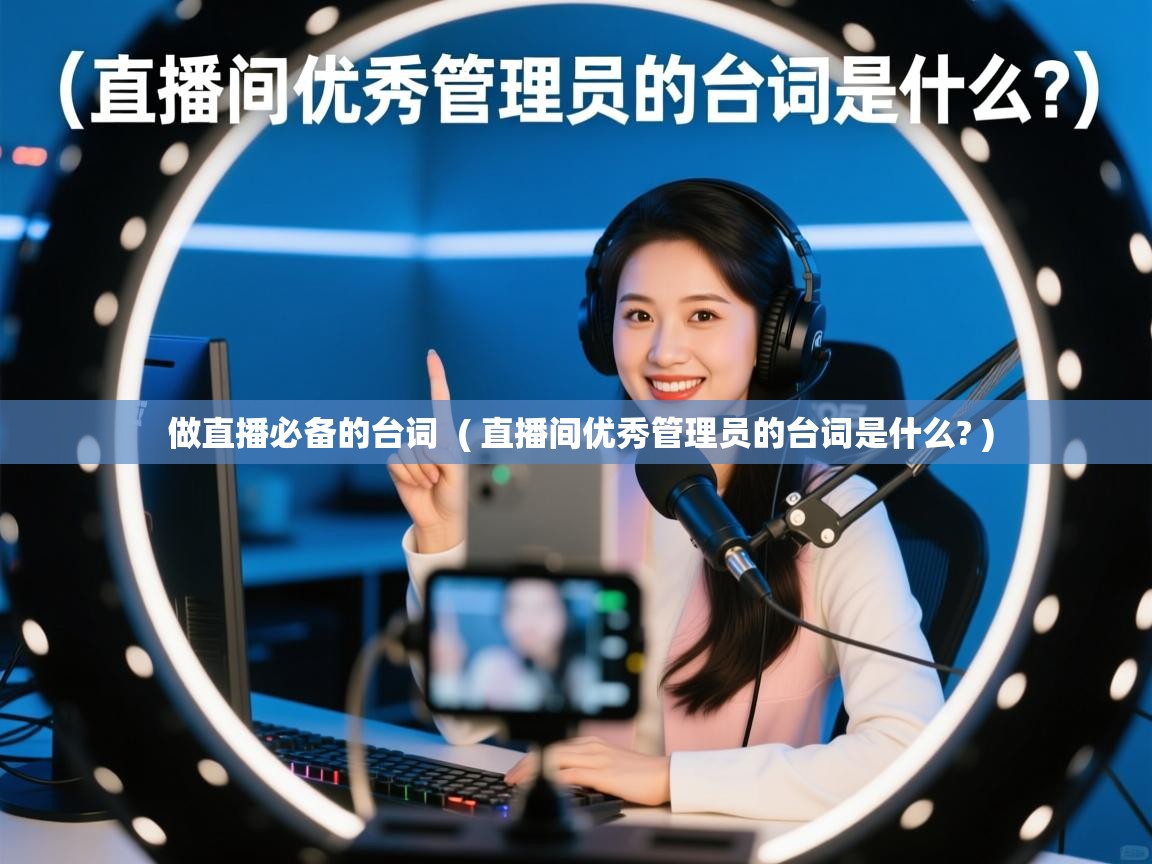  做直播必备的台词  ( 直播间优秀管理员的台词是什么? )
