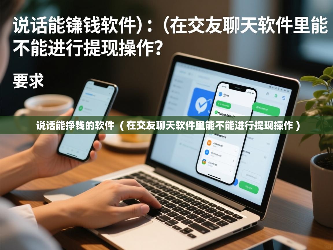  说话能挣钱的软件  ( 在交友聊天软件里能不能进行提现操作 )