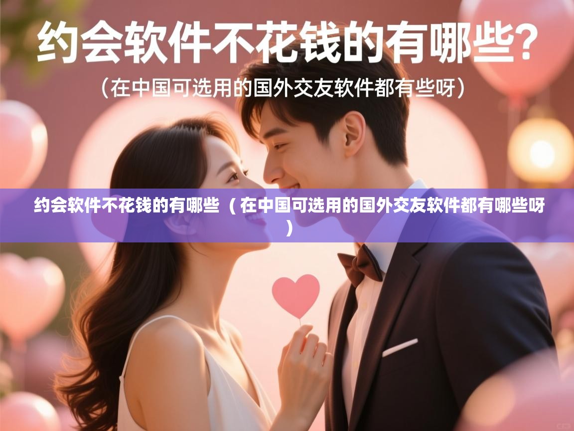  约会软件不花钱的有哪些  ( 在中国可选用的国外交友软件都有哪些呀 )