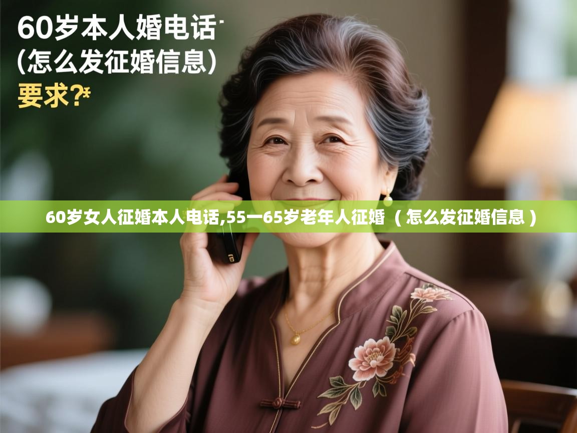  60岁女人征婚本人电话,55一65岁老年人征婚  ( 怎么发征婚信息 )