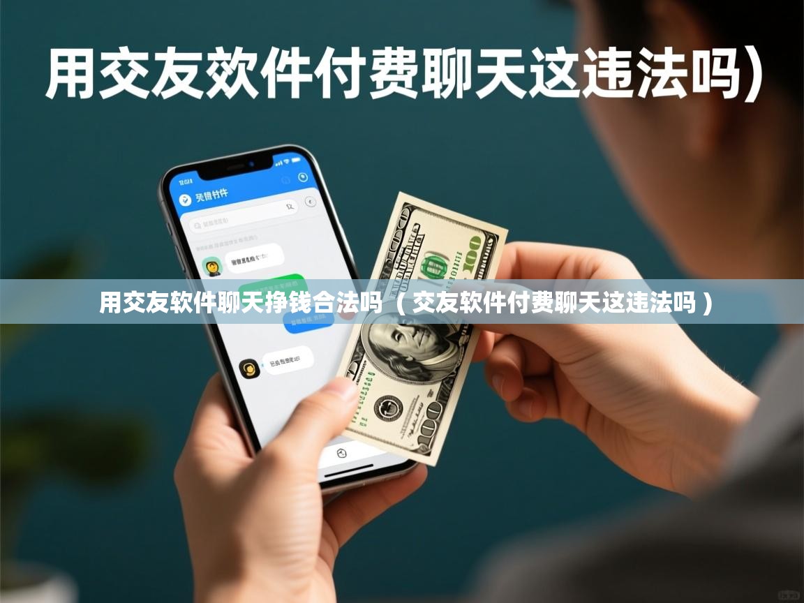  用交友软件聊天挣钱合法吗  ( 交友软件付费聊天这违法吗 )