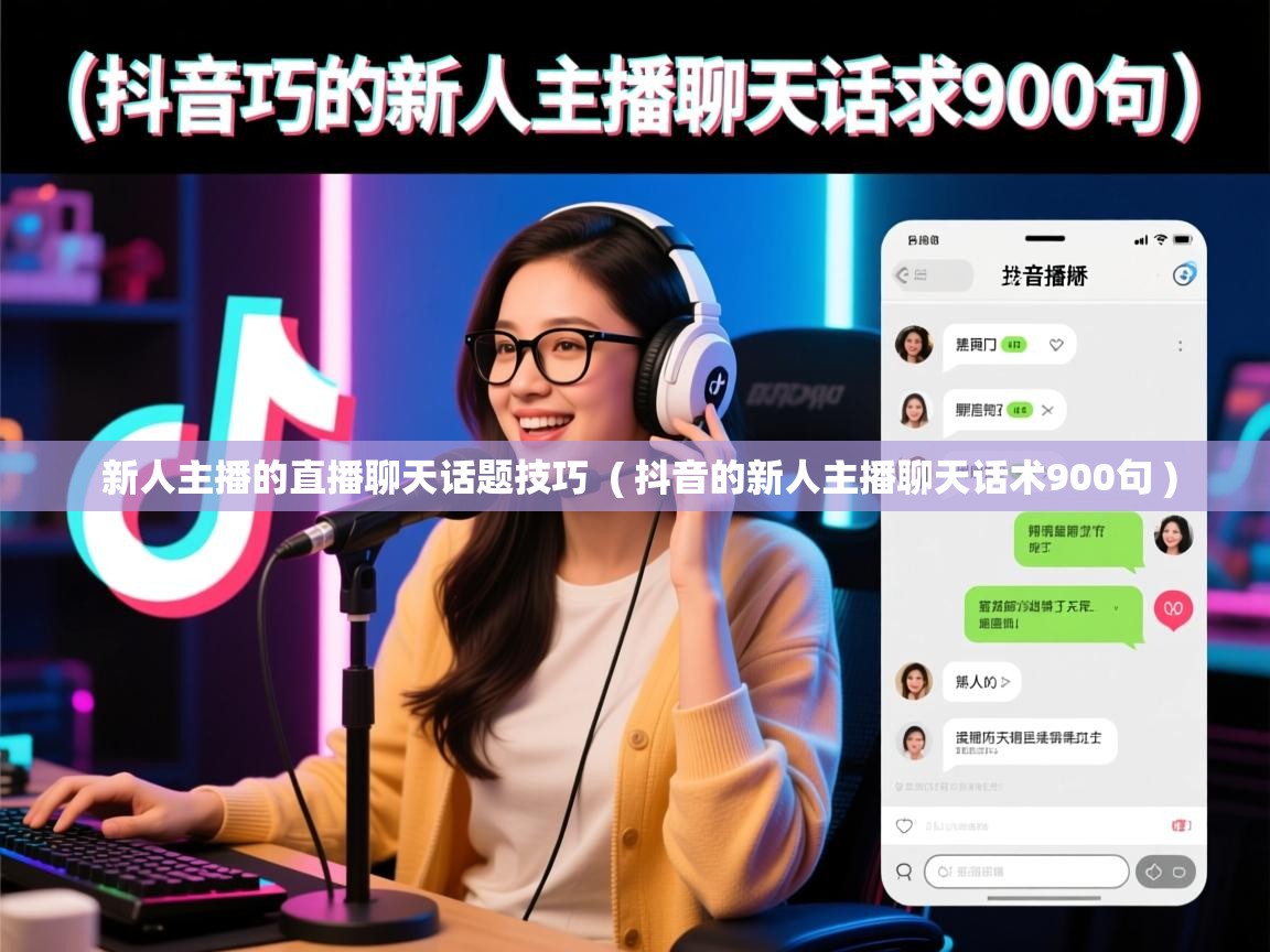  新人主播的直播聊天话题技巧  ( 抖音的新人主播聊天话术900句 )