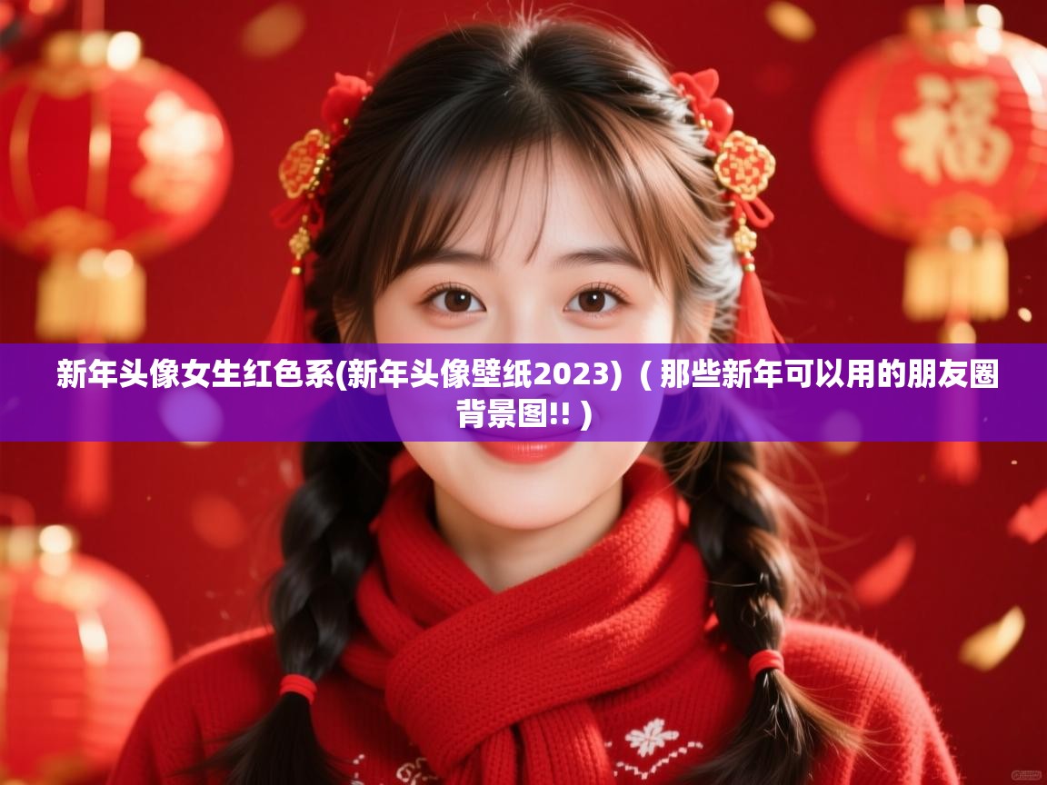  新年头像女生红色系(新年头像壁纸2023)  ( 那些新年可以用的朋友圈背景图!! )
