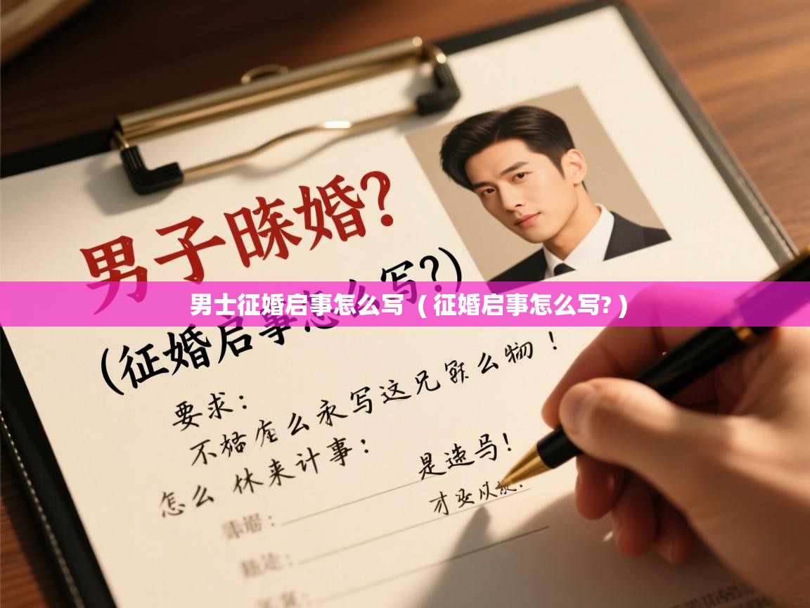  男士征婚启事怎么写  ( 征婚启事怎么写? )