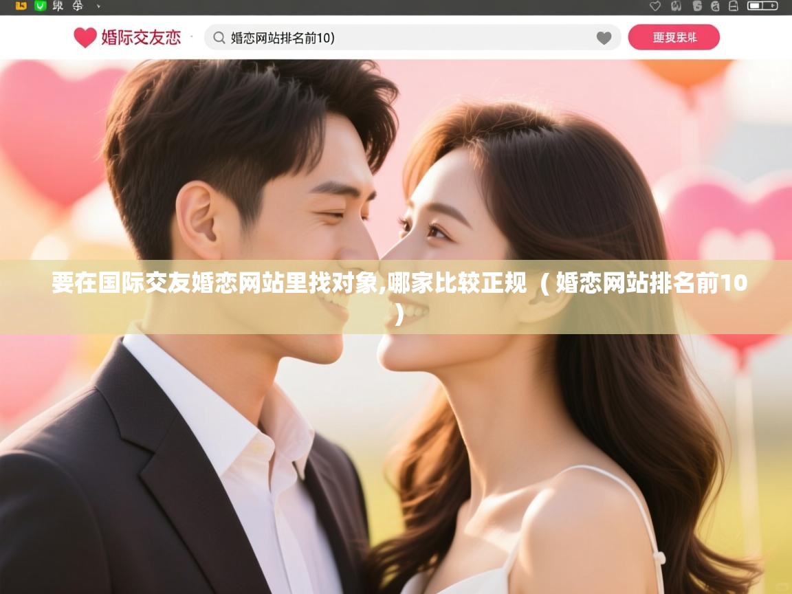  要在国际交友婚恋网站里找对象,哪家比较正规  ( 婚恋网站排名前10 )