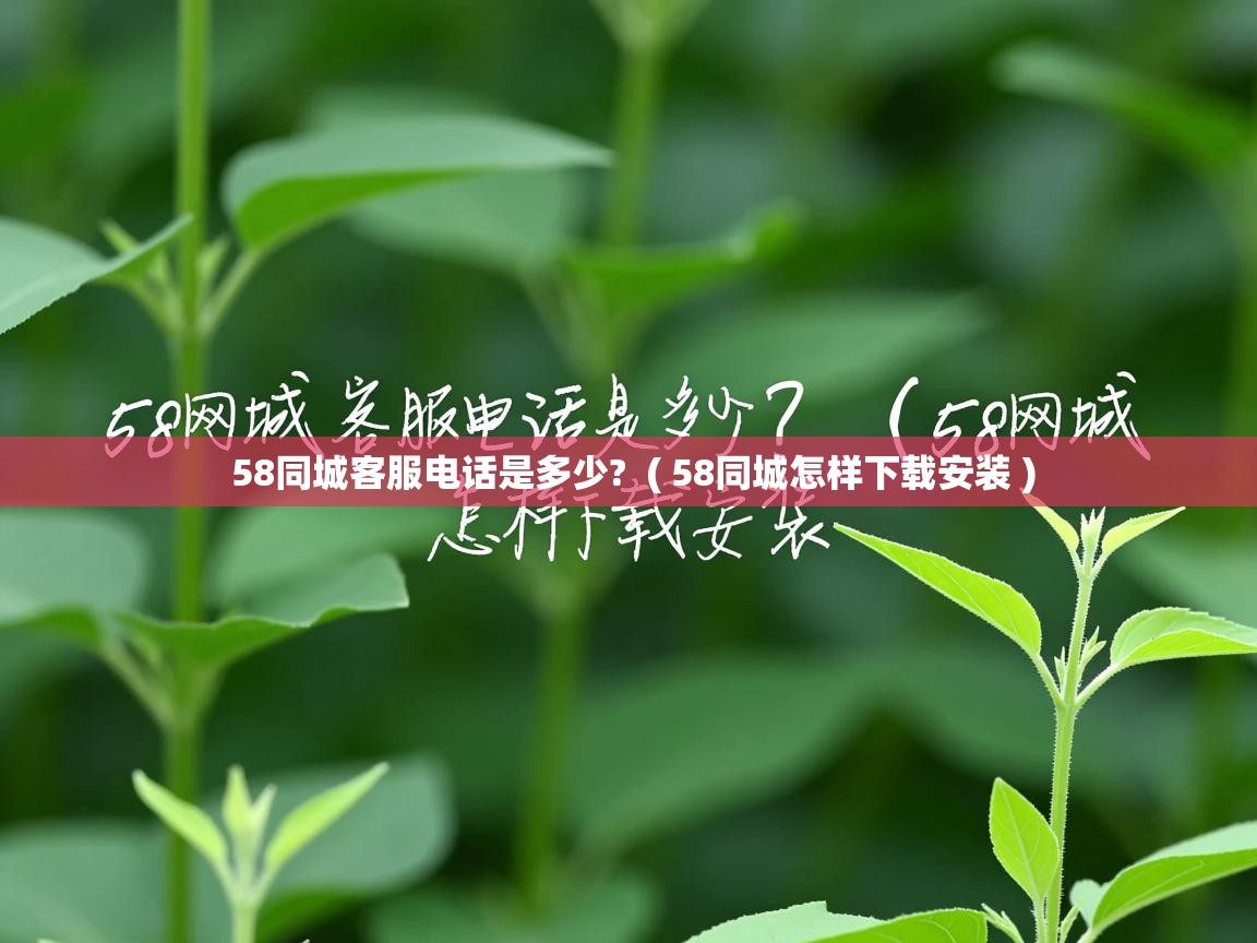  58同城客服电话是多少?  ( 58同城怎样下载安装 )