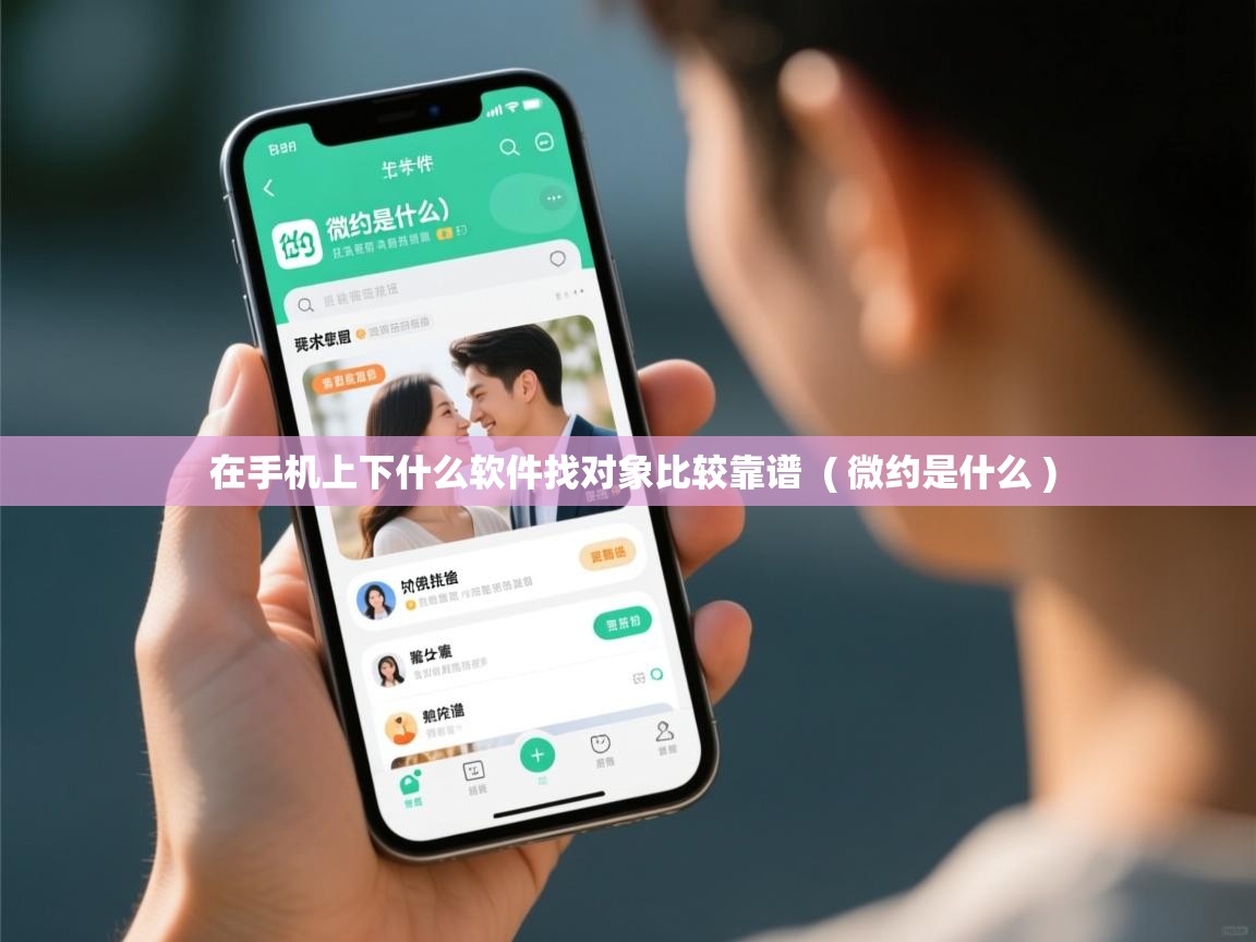 在手机上下什么软件找对象比较靠谱 ( 微约是什么 ) 在手机上下什么软件找对象比较靠谱 ( 微约是什么 )
