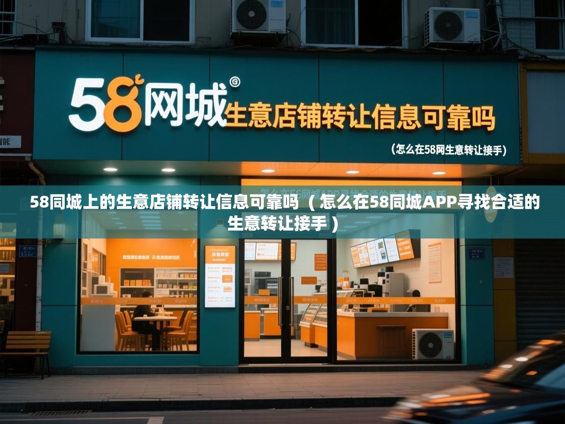  58同城上的生意店铺转让信息可靠吗  ( 怎么在58同城APP寻找合适的生意转让接手 )