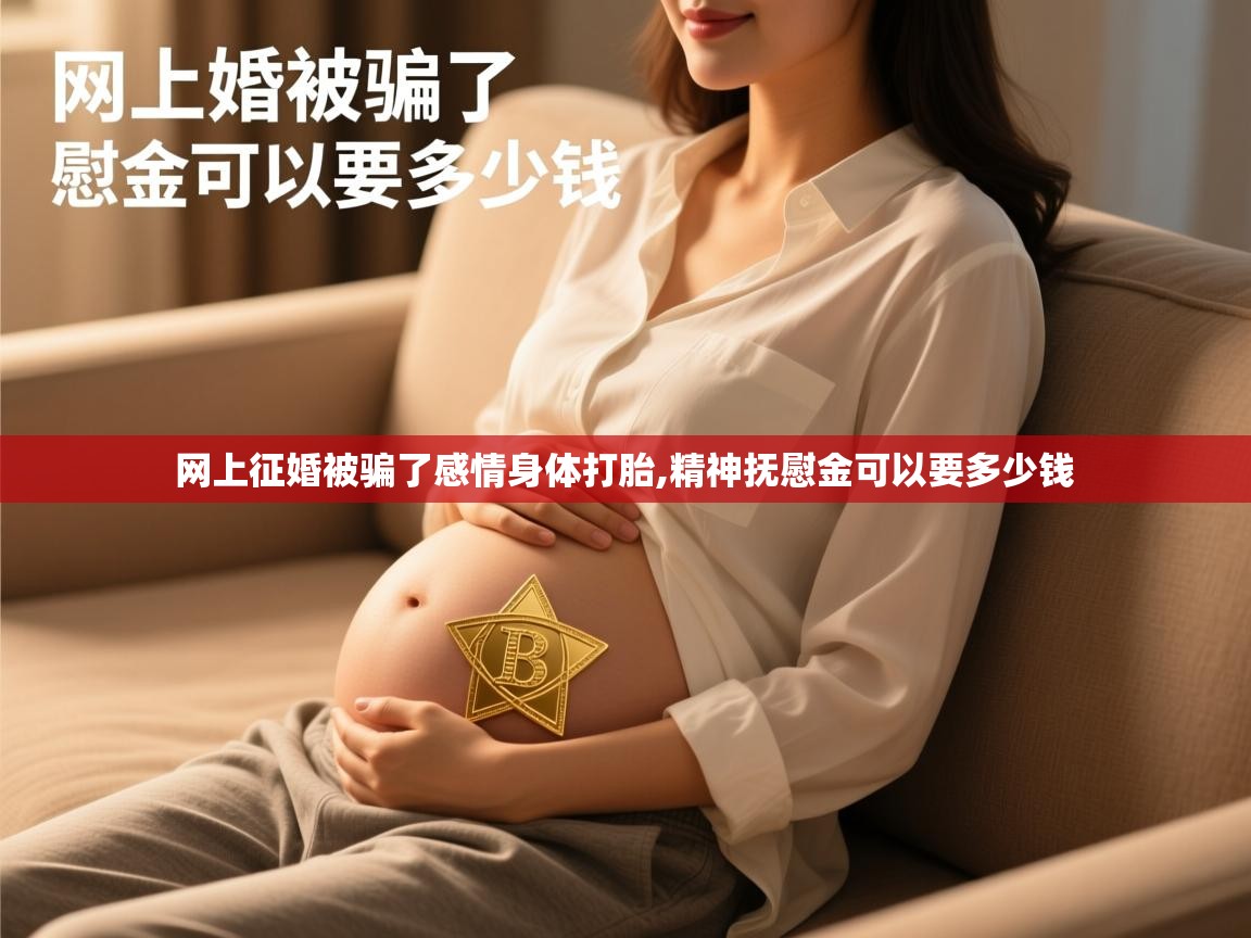  网上征婚被骗了感情身体打胎,精神抚慰金可以要多少钱 