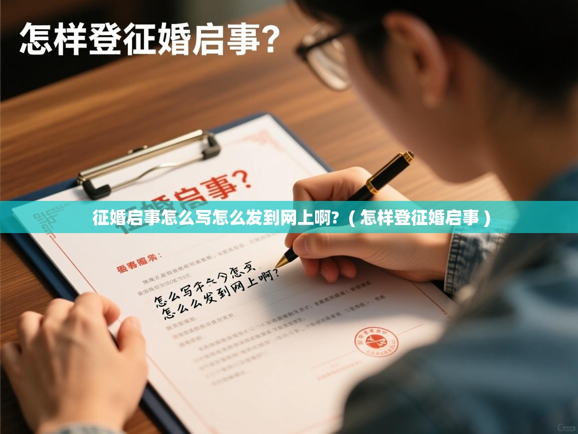  征婚启事怎么写怎么发到网上啊?  ( 怎样登征婚启事 )