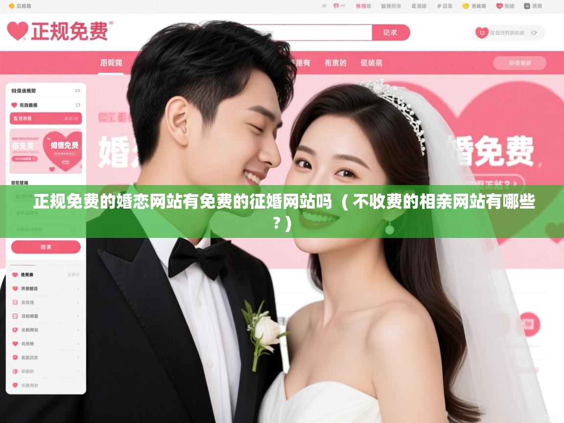  正规免费的婚恋网站有免费的征婚网站吗  ( 不收费的相亲网站有哪些? )