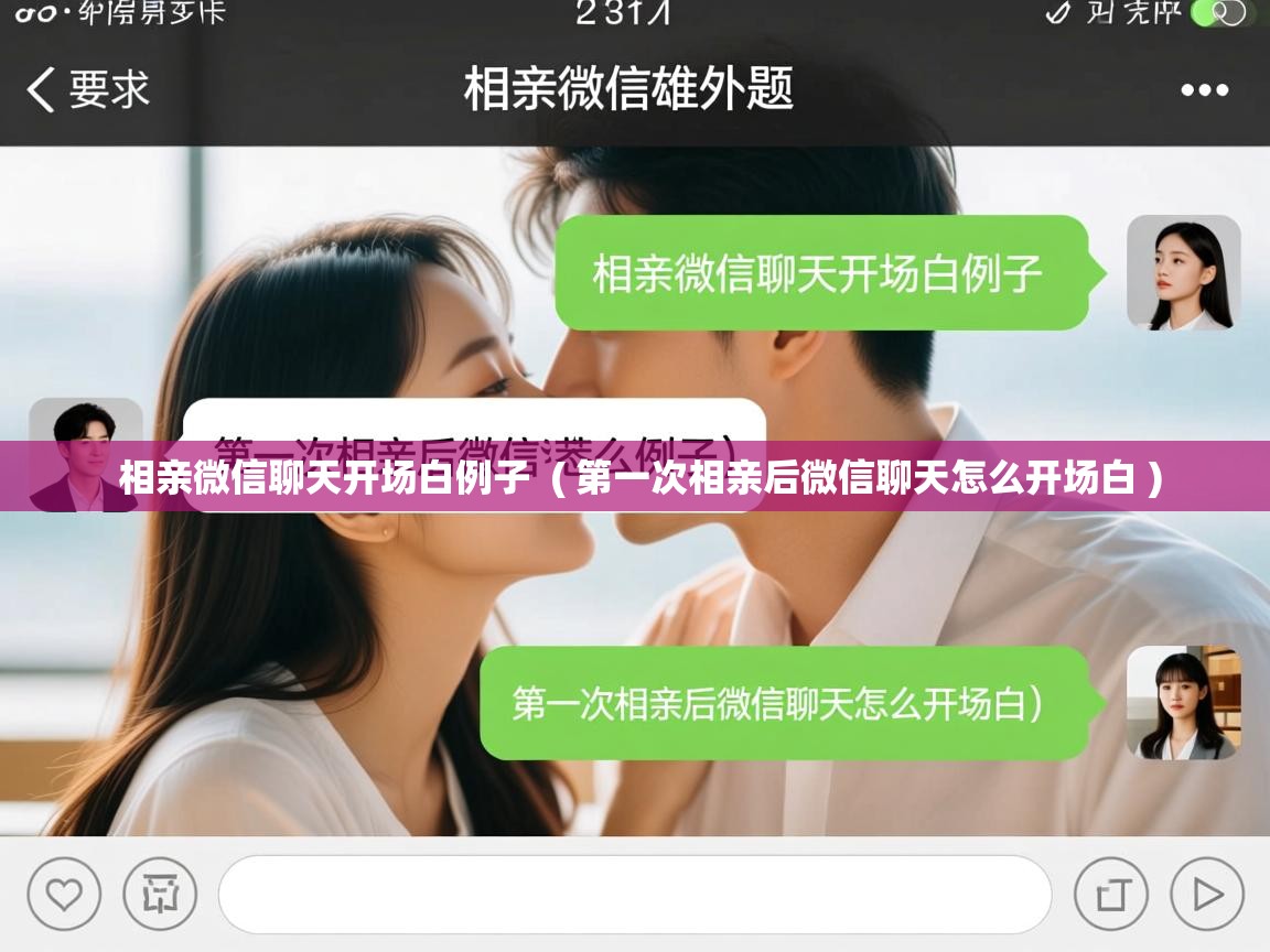  相亲微信聊天开场白例子  ( 第一次相亲后微信聊天怎么开场白 )