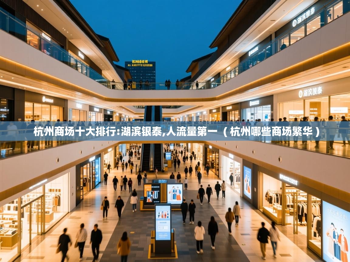  杭州商场十大排行:湖滨银泰,人流量第一  ( 杭州哪些商场繁华 )