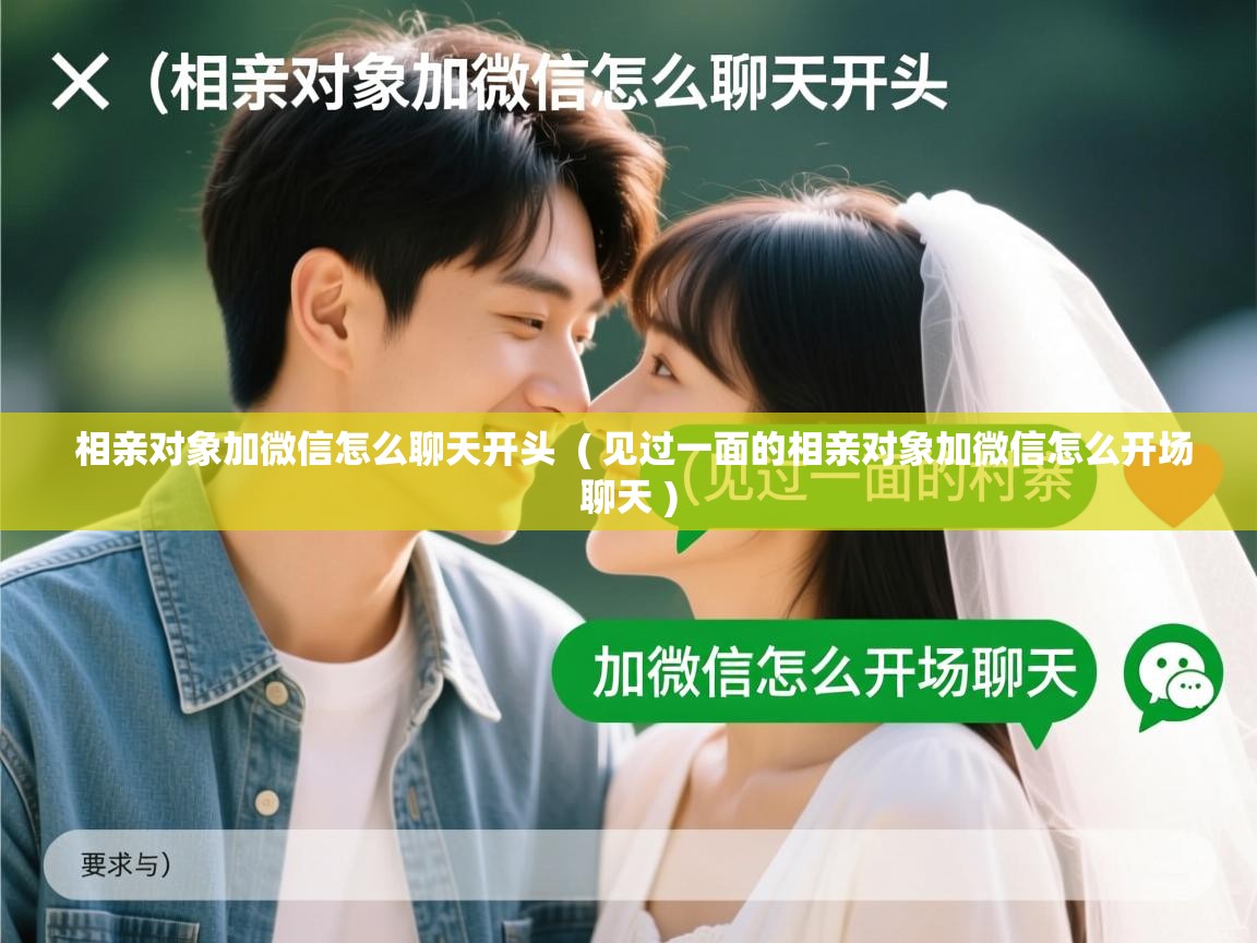  相亲对象加微信怎么聊天开头  ( 见过一面的相亲对象加微信怎么开场聊天 )