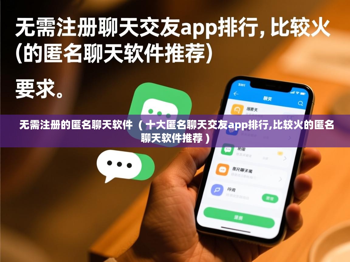  无需注册的匿名聊天软件  ( 十大匿名聊天交友app排行,比较火的匿名聊天软件推荐 )