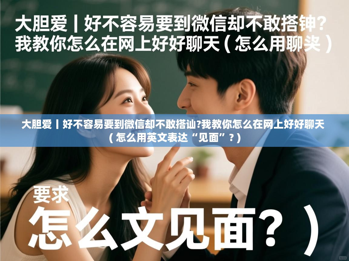  大胆爱丨好不容易要到微信却不敢搭讪?我教你怎么在网上好好聊天  ( 怎么用英文表达“见面”? )