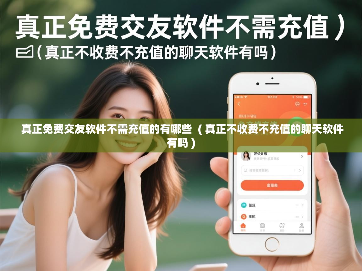  真正免费交友软件不需充值的有哪些  ( 真正不收费不充值的聊天软件有吗 )