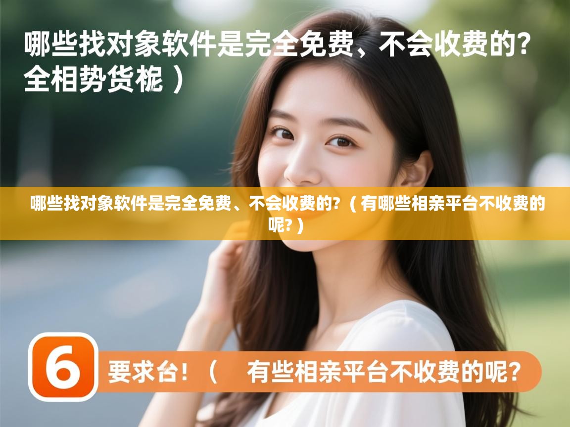 哪些找对象软件是完全免费、不会收费的?  ( 有哪些相亲平台不收费的呢? )