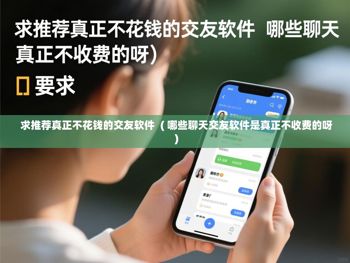  求推荐真正不花钱的交友软件  ( 哪些聊天交友软件是真正不收费的呀 )