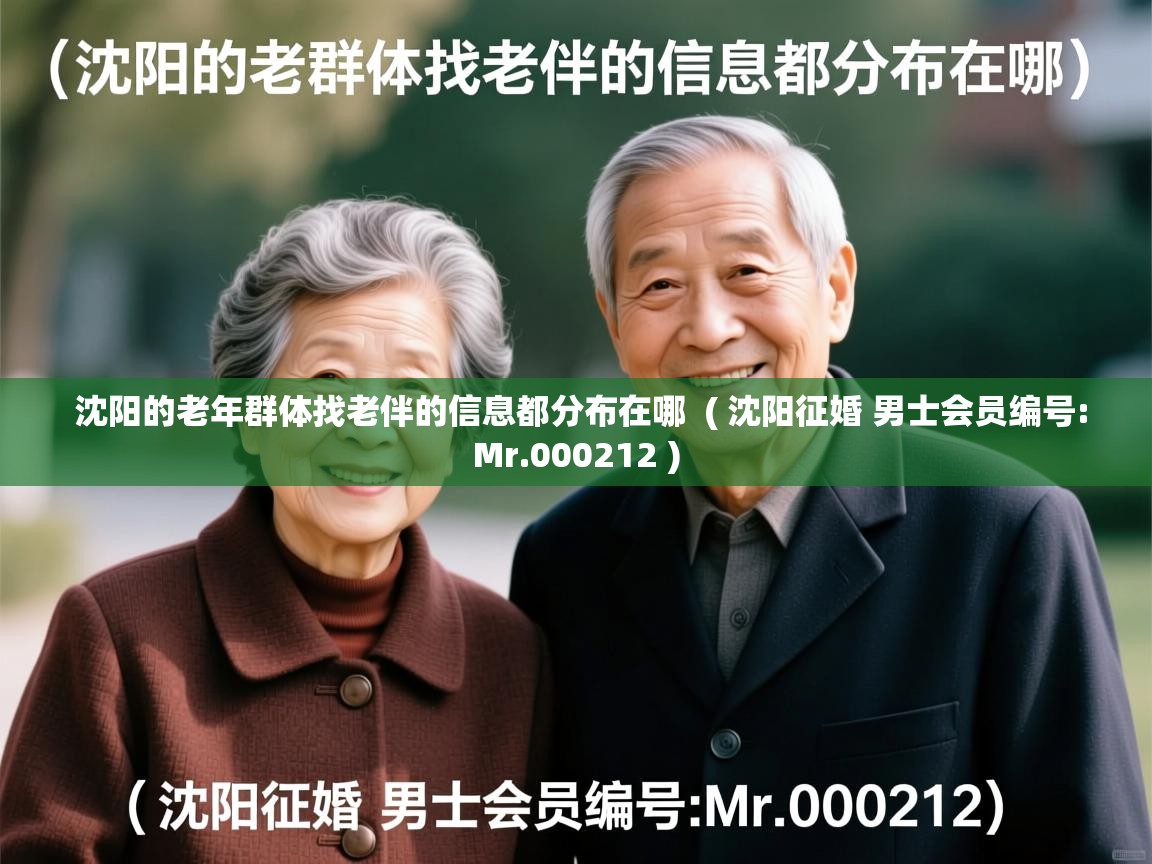  沈阳的老年群体找老伴的信息都分布在哪  ( 沈阳征婚 男士会员编号:Mr.000212 )