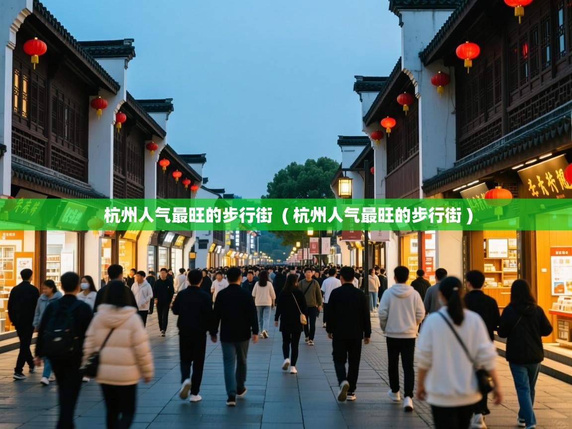  杭州人气最旺的步行街  ( 杭州人气最旺的步行街 )