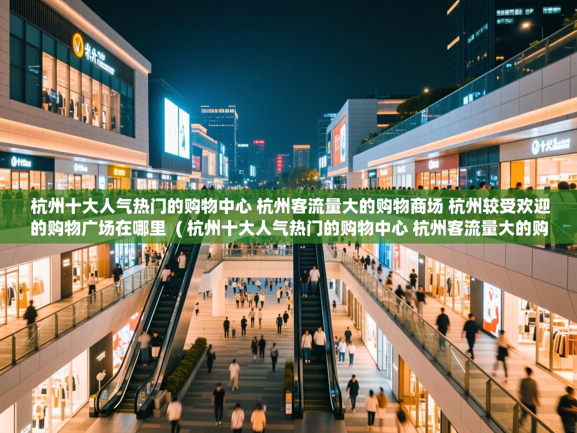  杭州十大人气热门的购物中心 杭州客流量大的购物商场 杭州较受欢迎的购物广场在哪里  ( 杭州十大人气热门的购物中心 杭州客流量大的购物商场 杭州较受欢迎的购物广场在哪里 )