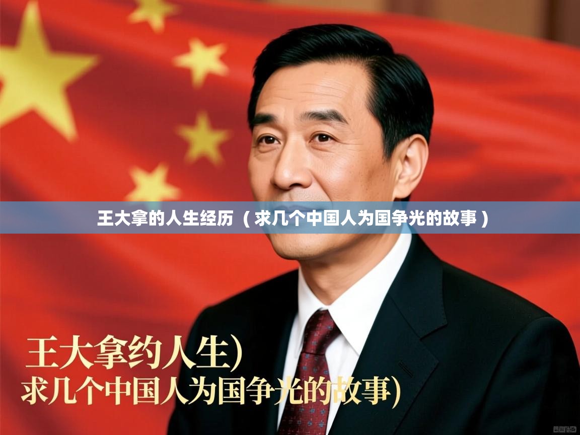  王大拿的人生经历  ( 求几个中国人为国争光的故事 )