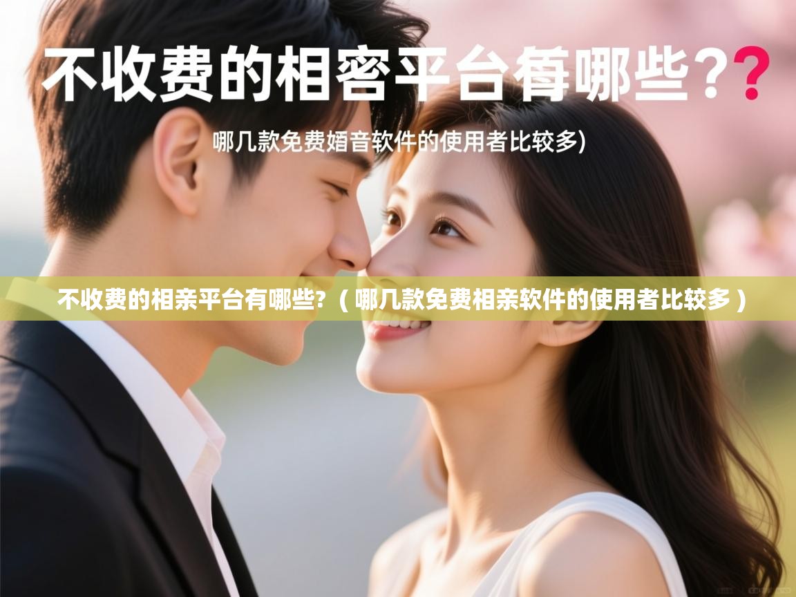  不收费的相亲平台有哪些?  ( 哪几款免费相亲软件的使用者比较多 )