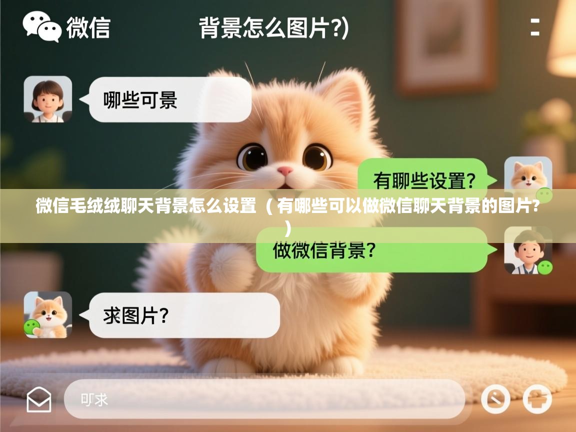  微信毛绒绒聊天背景怎么设置  ( 有哪些可以做微信聊天背景的图片? )