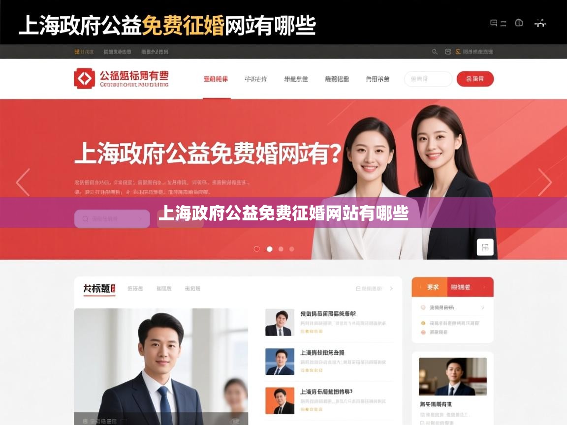  上海政府公益免费征婚网站有哪些 