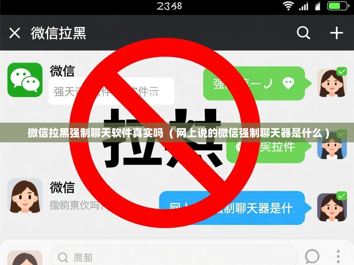  微信拉黑强制聊天软件真实吗  ( 网上说的微信强制聊天器是什么 )