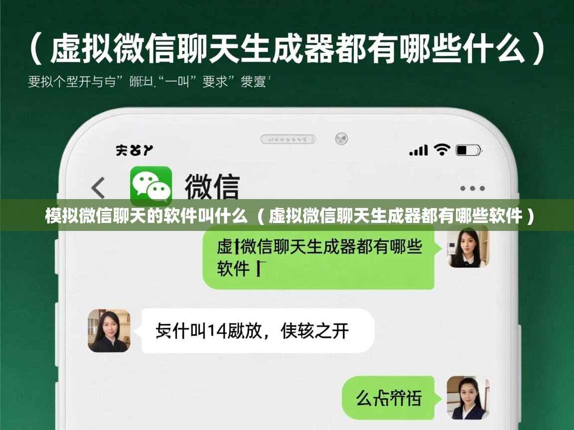  模拟微信聊天的软件叫什么  ( 虚拟微信聊天生成器都有哪些软件 )