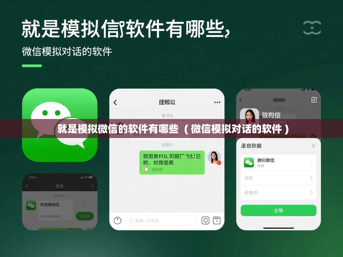  就是模拟微信的软件有哪些  ( 微信模拟对话的软件 )