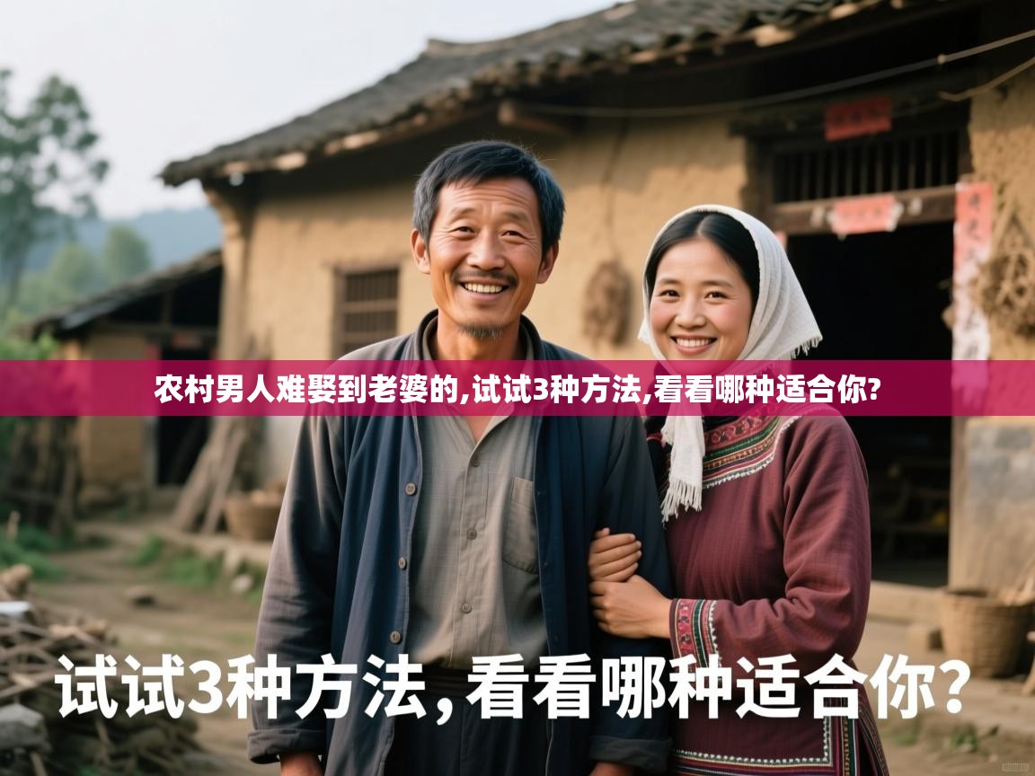 农村男人难娶到老婆的,试试3种方法,看看哪种适合你? 农村男人难娶到老婆的,试试3种方法,看看哪种适合你?