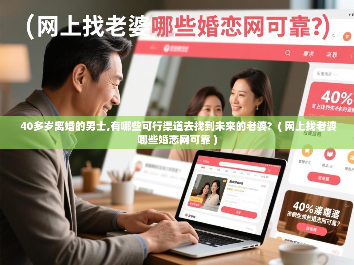  40多岁离婚的男士,有哪些可行渠道去找到未来的老婆?  ( 网上找老婆哪些婚恋网可靠 )