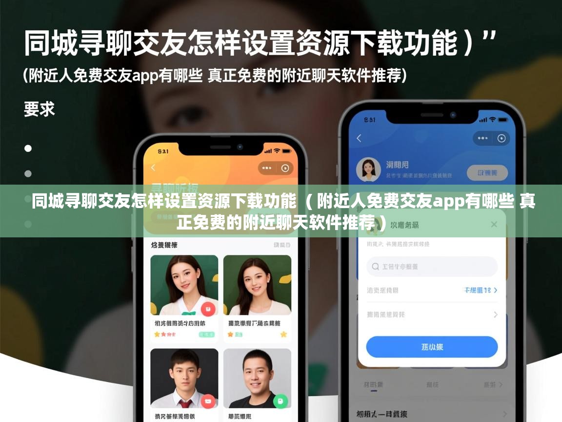 同城寻聊交友怎样设置资源下载功能 ( 附近人免费交友app有哪些 真正免费的附近聊天软件推荐 ) 同城寻聊交友怎样设置资源下载功能 ( 附近人免费交友app有哪些 真正免费的附近聊天软件推荐 )