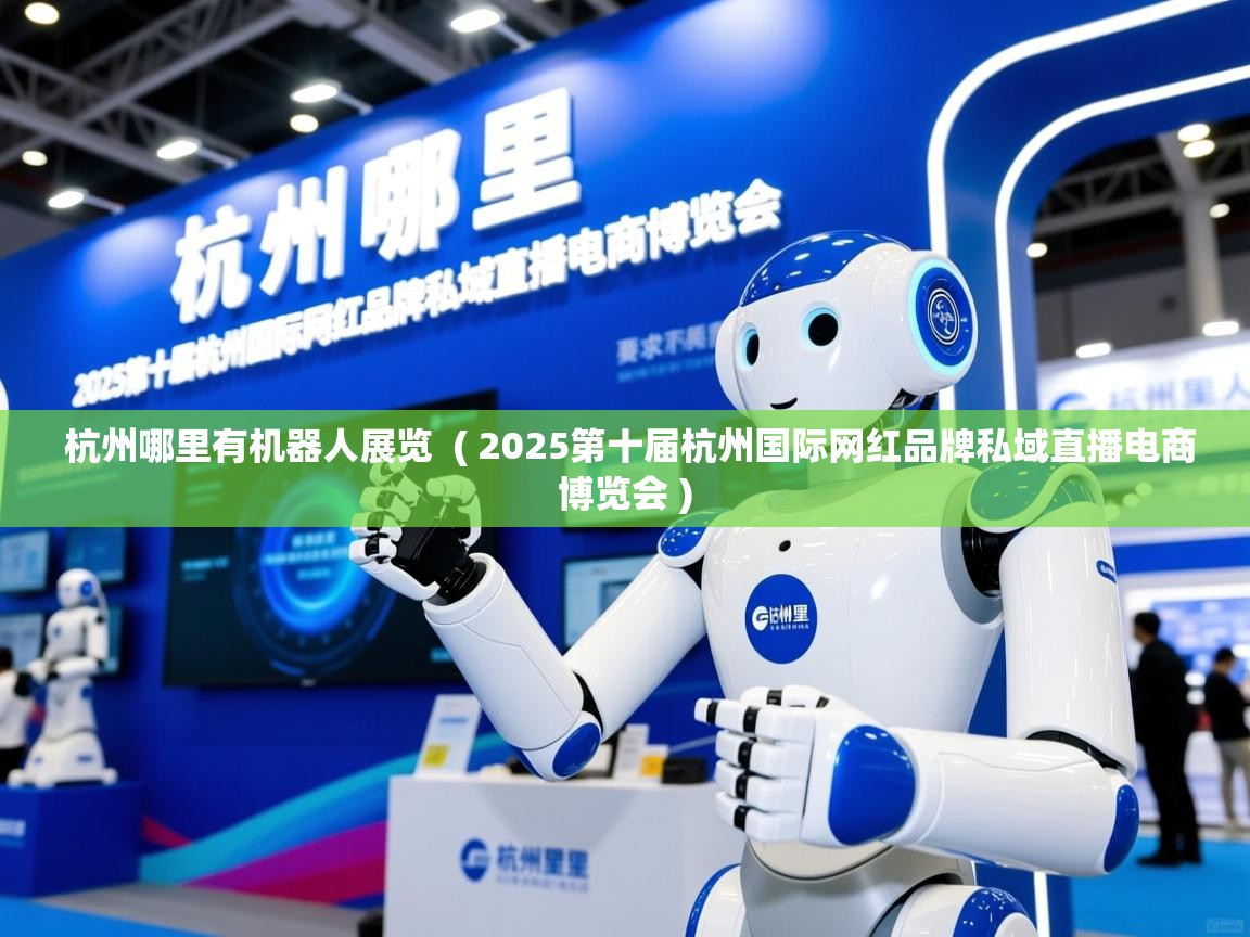  杭州哪里有机器人展览  ( 2025第十届杭州国际网红品牌私域直播电商博览会 )