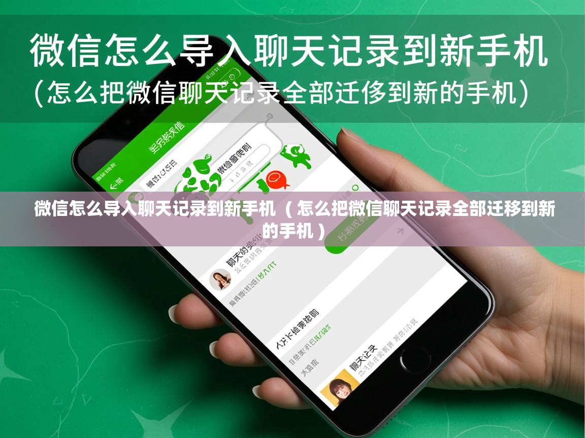  微信怎么导入聊天记录到新手机  ( 怎么把微信聊天记录全部迁移到新的手机 )