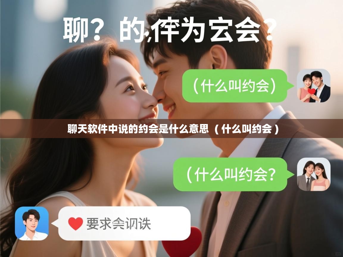  聊天软件中说的约会是什么意思  ( 什么叫约会 )