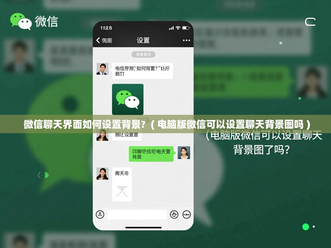  微信聊天界面如何设置背景?  ( 电脑版微信可以设置聊天背景图吗 )
