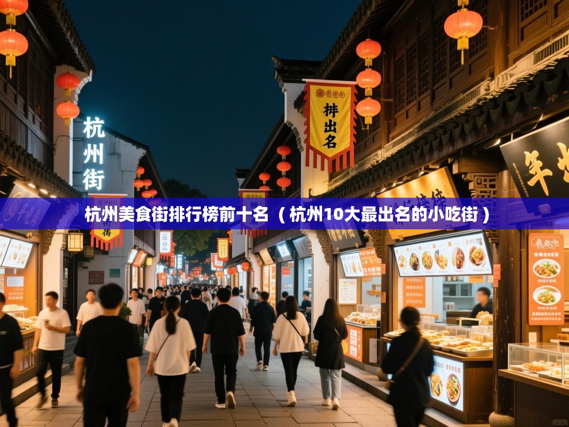  杭州美食街排行榜前十名  ( 杭州10大最出名的小吃街 )