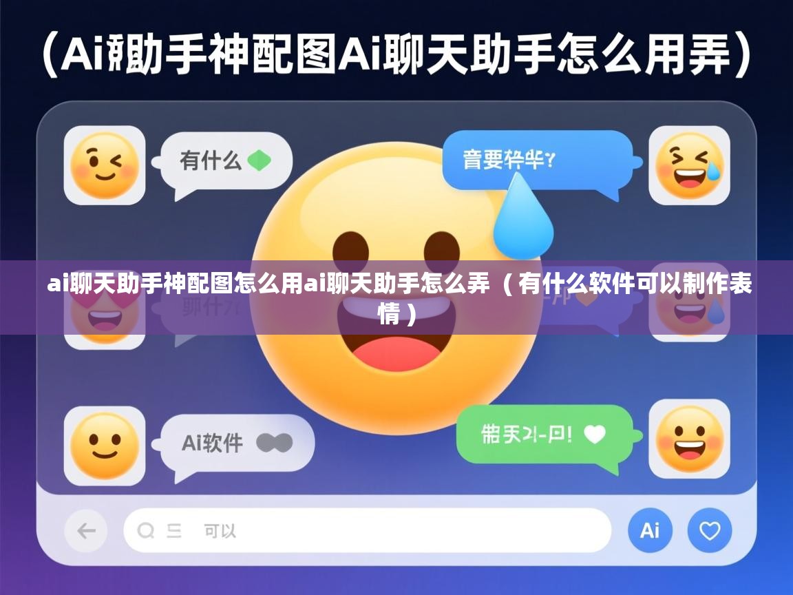  ai聊天助手神配图怎么用ai聊天助手怎么弄  ( 有什么软件可以制作表情 )