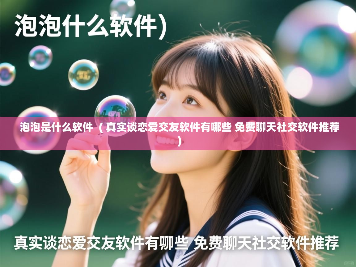  泡泡是什么软件  ( 真实谈恋爱交友软件有哪些 免费聊天社交软件推荐 )