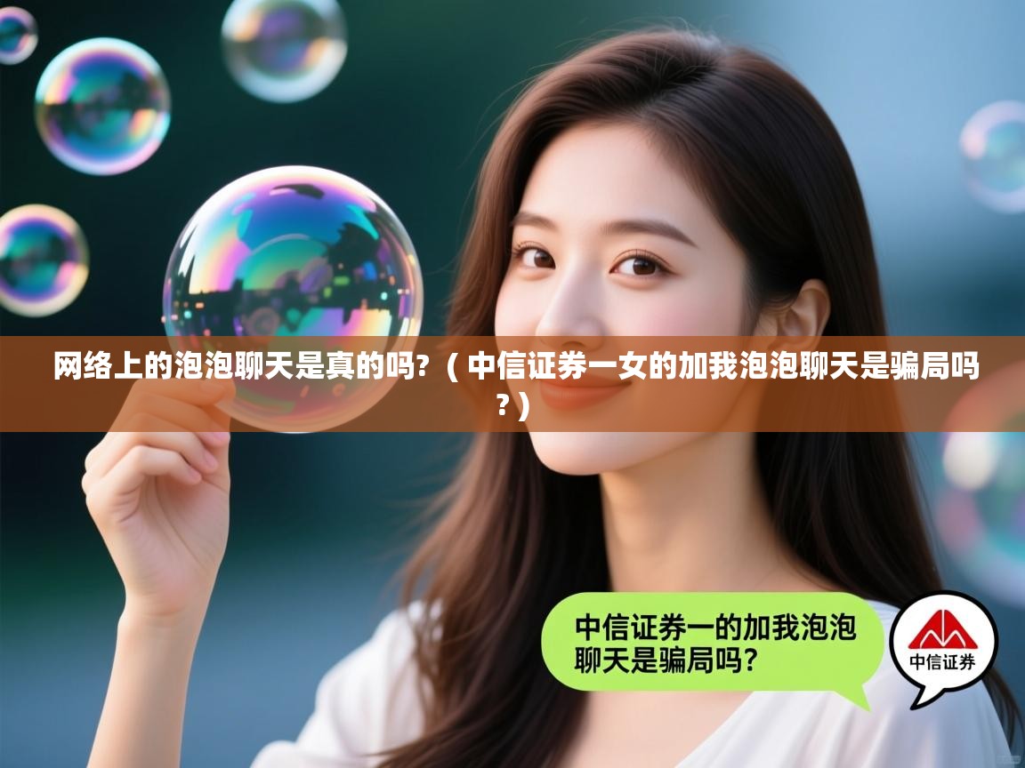  网络上的泡泡聊天是真的吗?  ( 中信证券一女的加我泡泡聊天是骗局吗? )