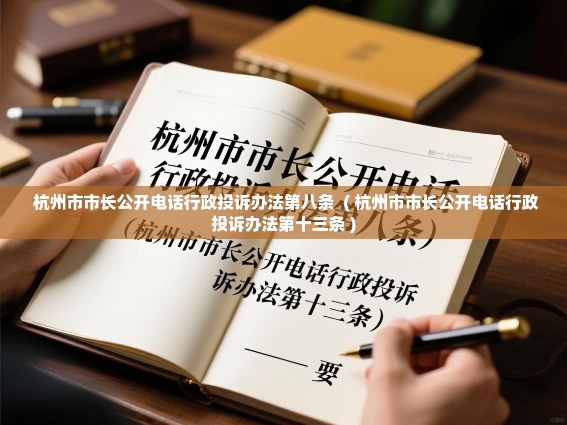  杭州市市长公开电话行政投诉办法第八条  ( 杭州市市长公开电话行政投诉办法第十三条 )